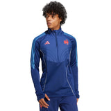 adidas France 2024/25 Long Sleeved 1/4 Zip Training Top