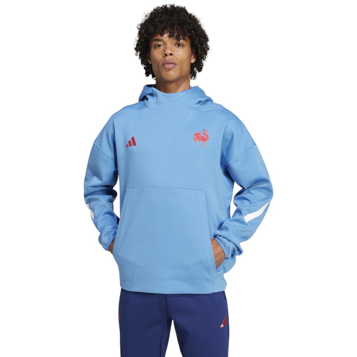 adidas France 2024/25 Rugby Travel Hoody