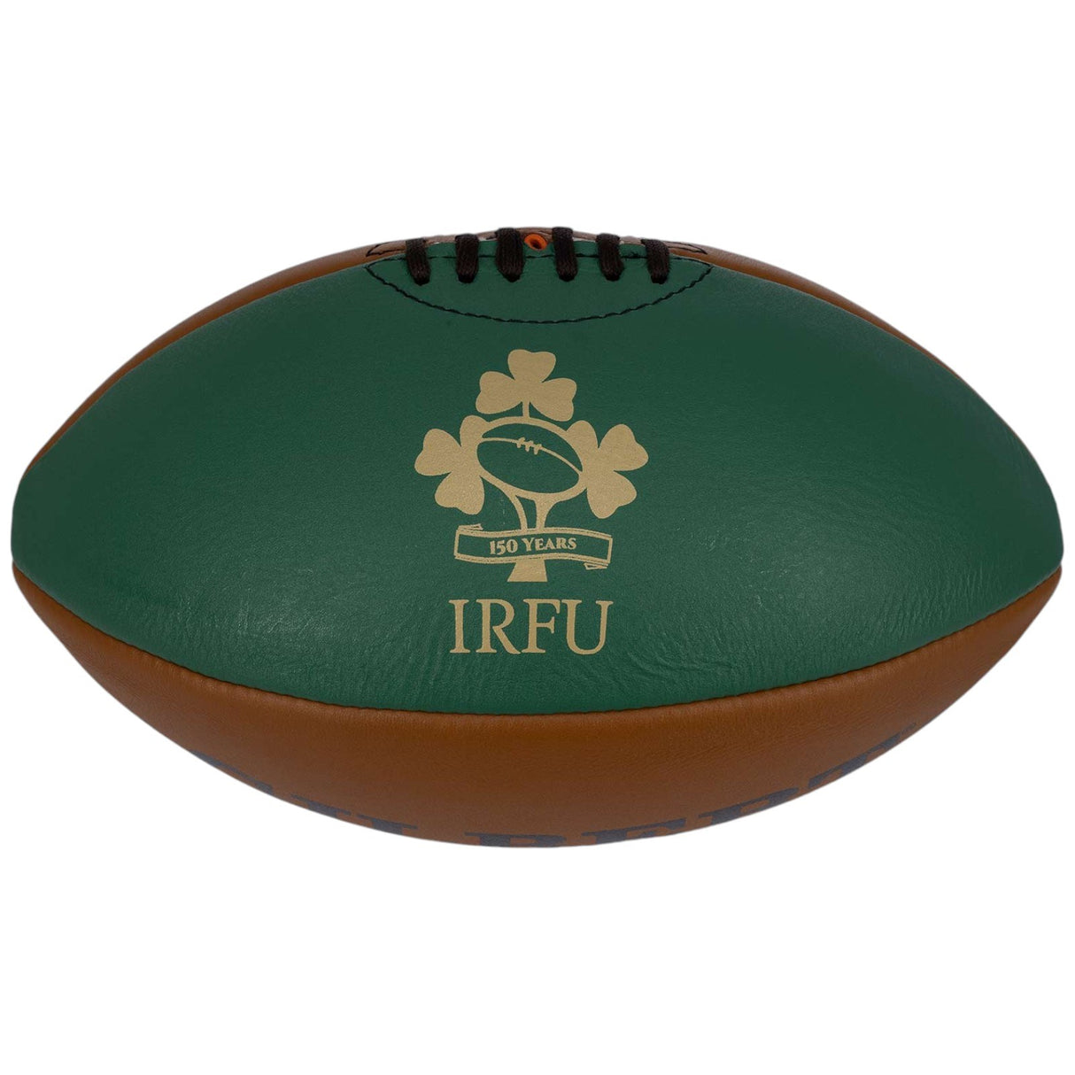 Gilbert IRFU Ireland Vintge Rugby 150th Leather Ball - Size 5