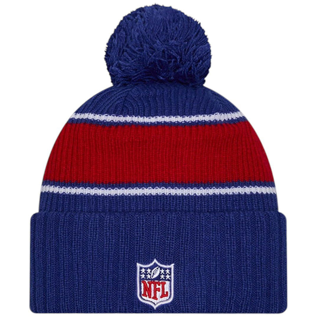 New Era Giants NFL Sideline 2024 Bobble Beanie Hat