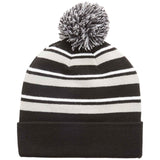 Puma WRMLBL Striped Pom Beanie Hat