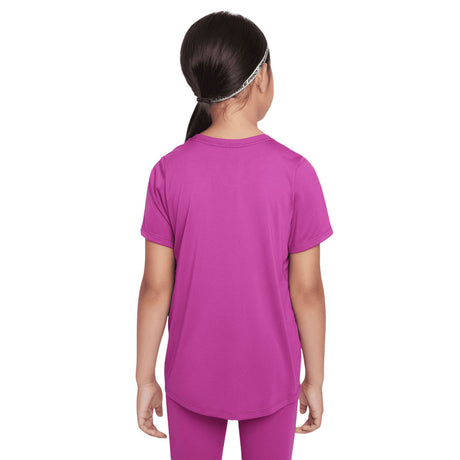 Nike One Fitted Girls Dri-FIT Short-Sleeve Top