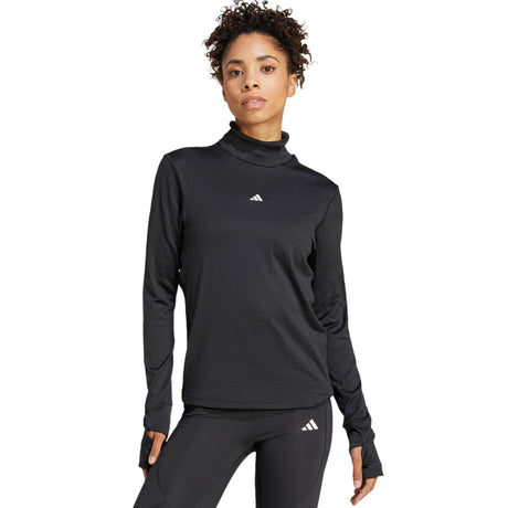 adidas Techfit COLD.RDY Womens Long Sleeved Funnel Neck Workout Top