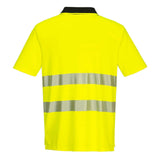 Portwest DX4 Hi-Vis Zip Polo Shirt