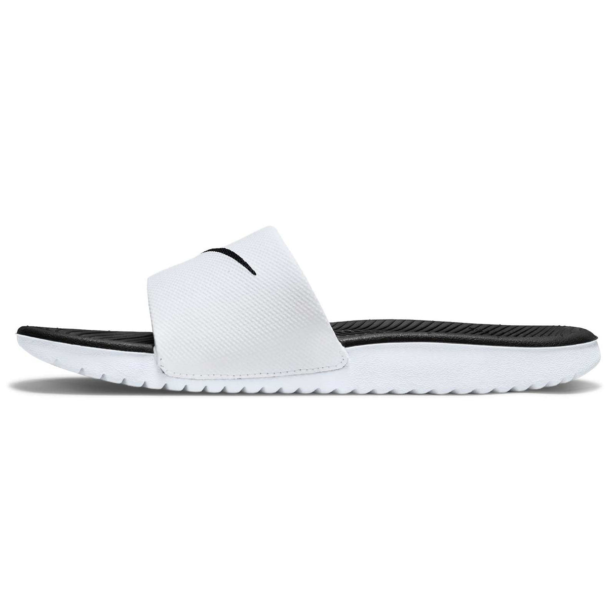 Nike Kawa Kids Slides White/Black