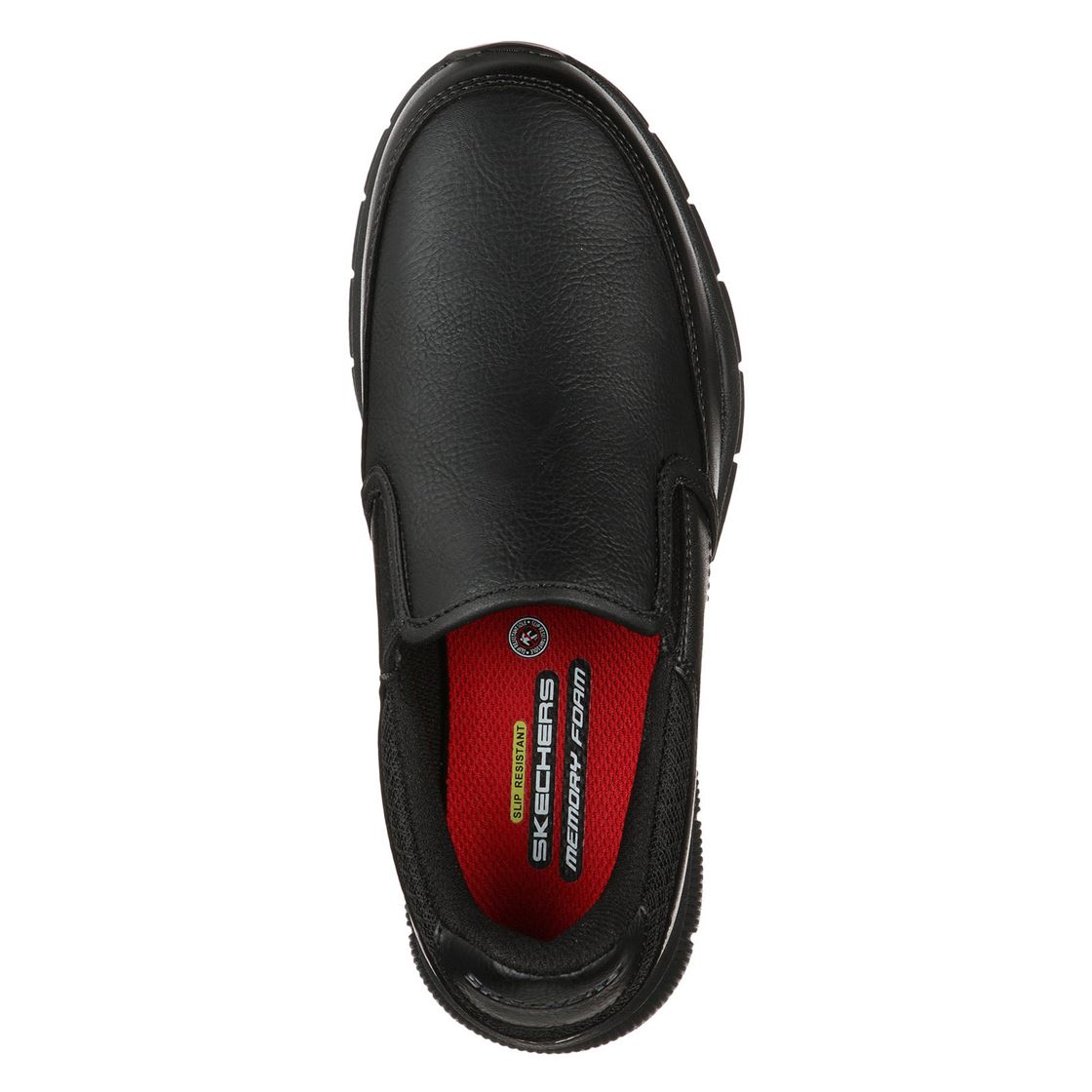 Skechers Double Gore Slip On Work Shoes