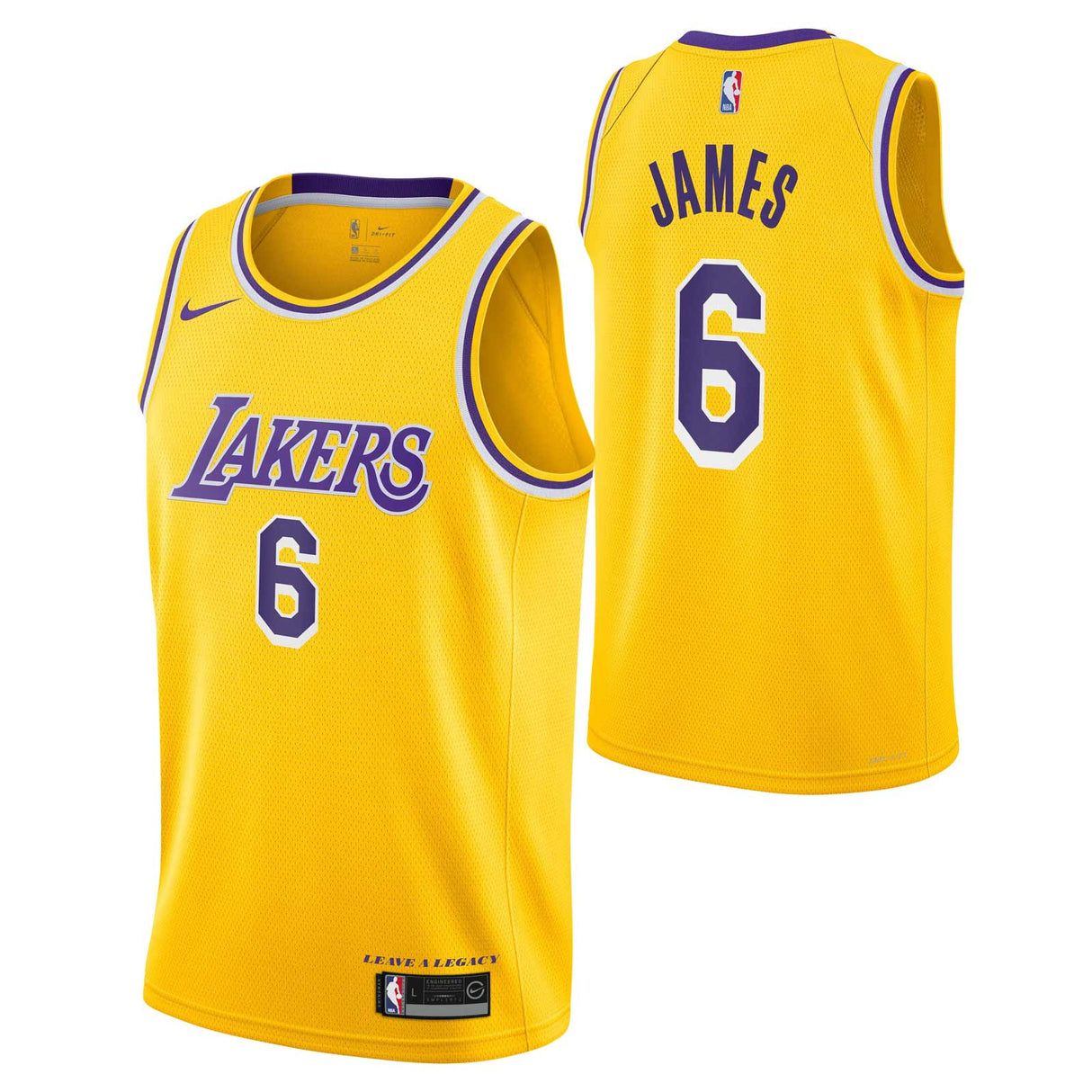 Nike Lakers Kids Swingman Jersey - James 6