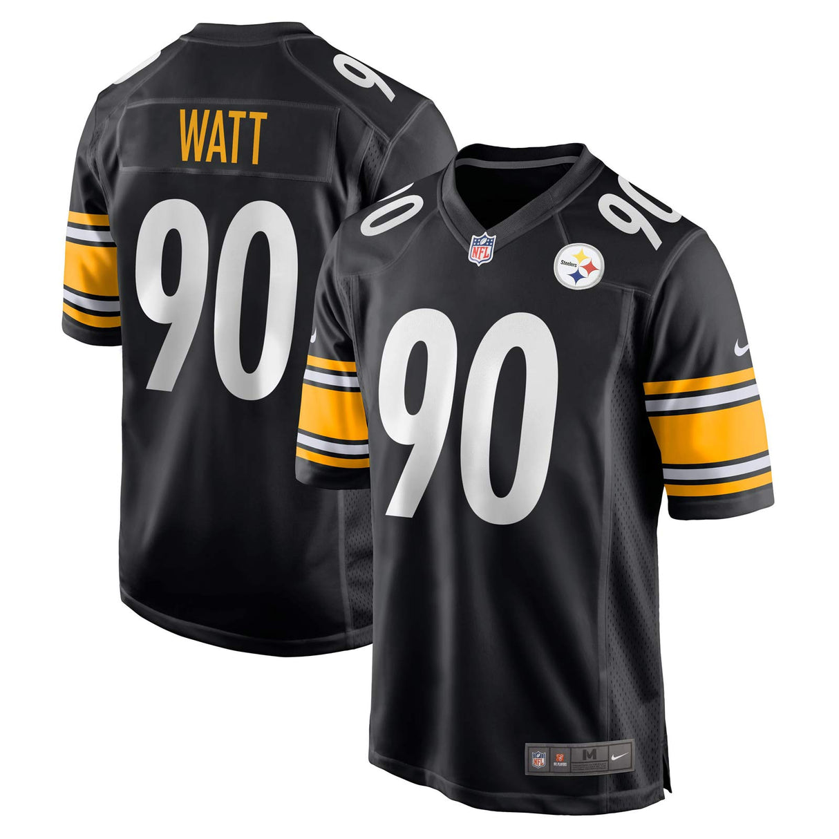 Fanatics Nike Pittsburgh Steelers Watt 90 Home Game Jersey