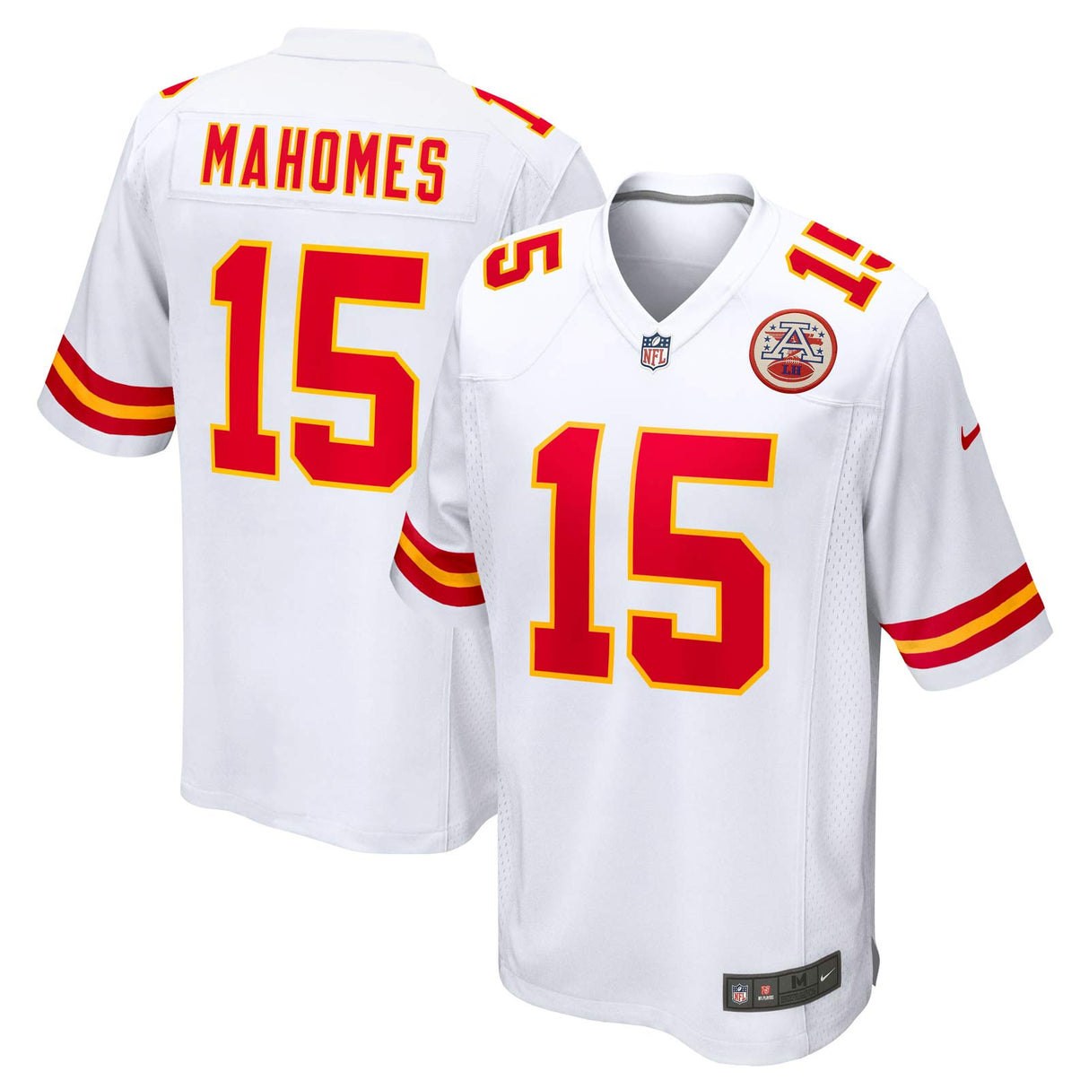 Nike Fanatics Chiefs Mahomes 15 Game Road Jersey