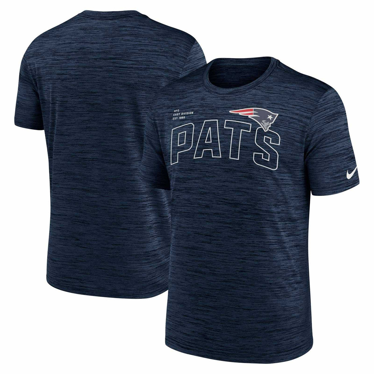 Nike Patriots Velocity Arch Tee Navy