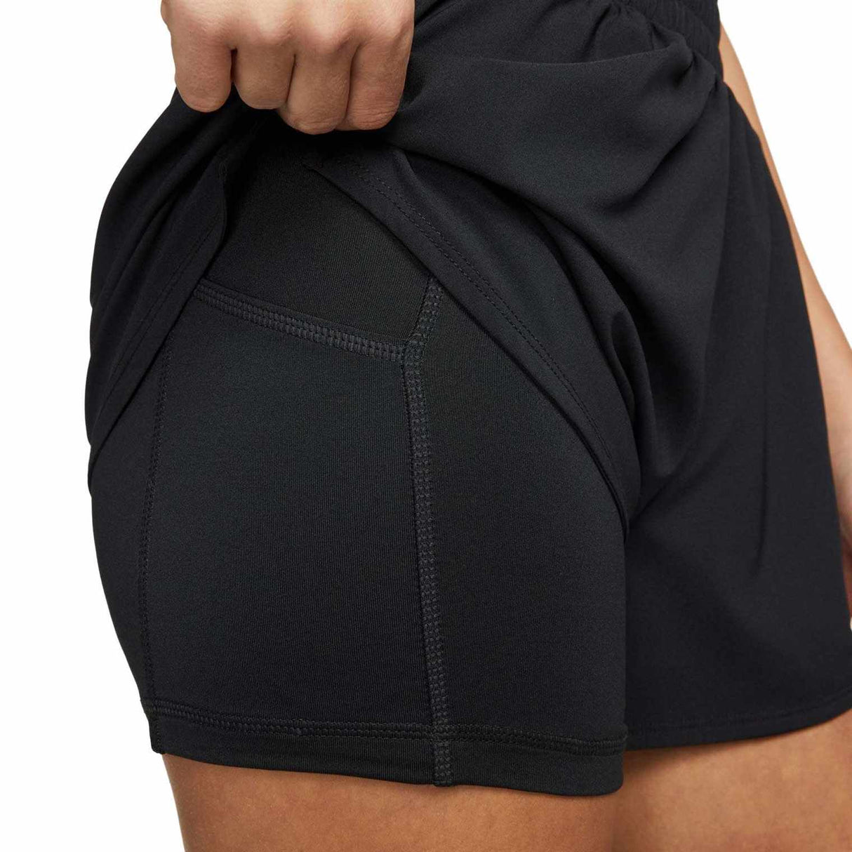 Nike One Womens Dri-FIT High-Waisted 3 2-in-1 Shorts