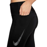 Nike Fast Womens Mid-Rise 7/8 Graphic Leggings with Pockets