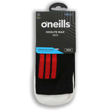 O'Neills Koolite Midi Socks - Black | Red Stripes