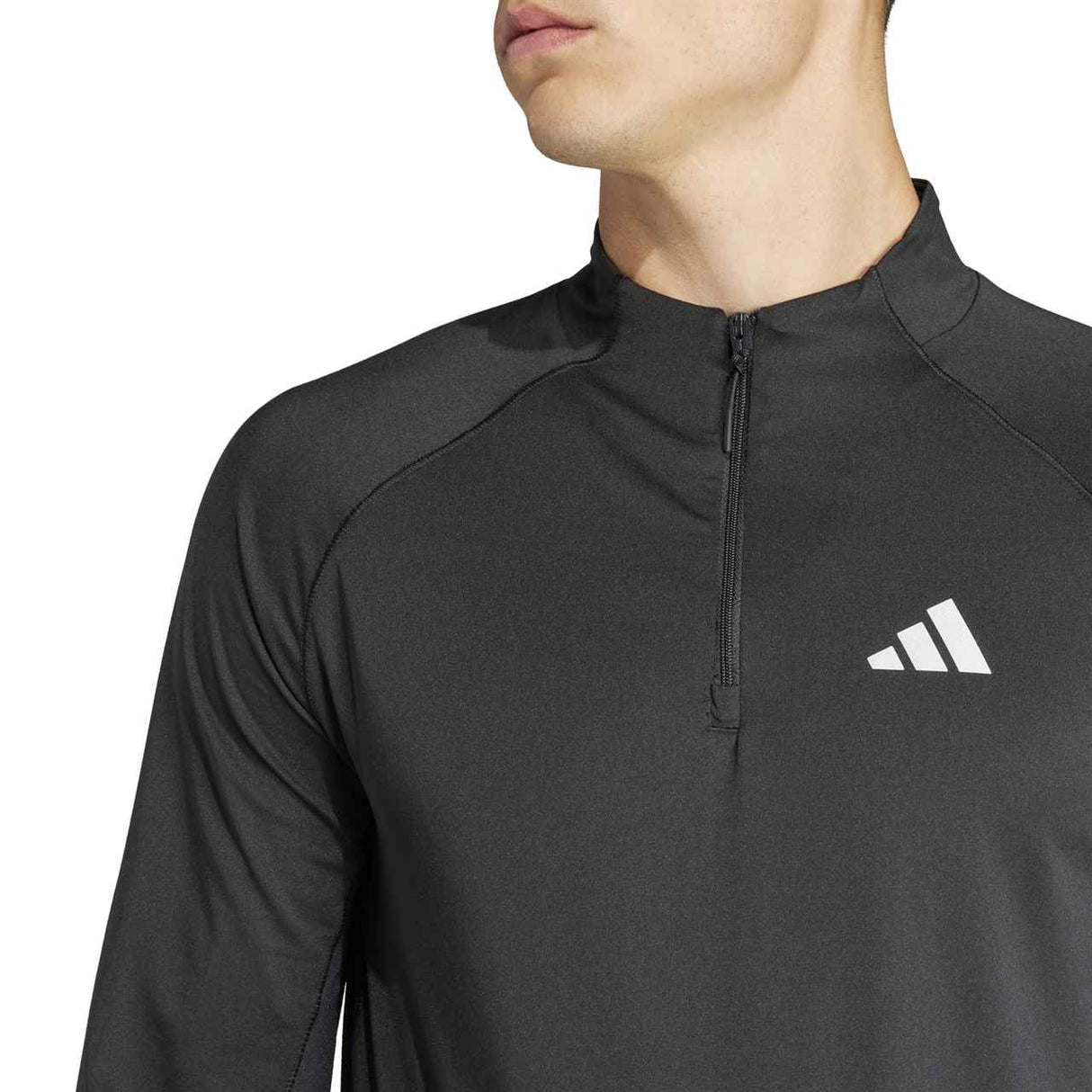 adidas Gym+ Training Quarter-Zip Long Sleeve Mens Top