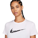 Nike One Swoosh Womens Dri-FIT Short-Sleeve Running Top