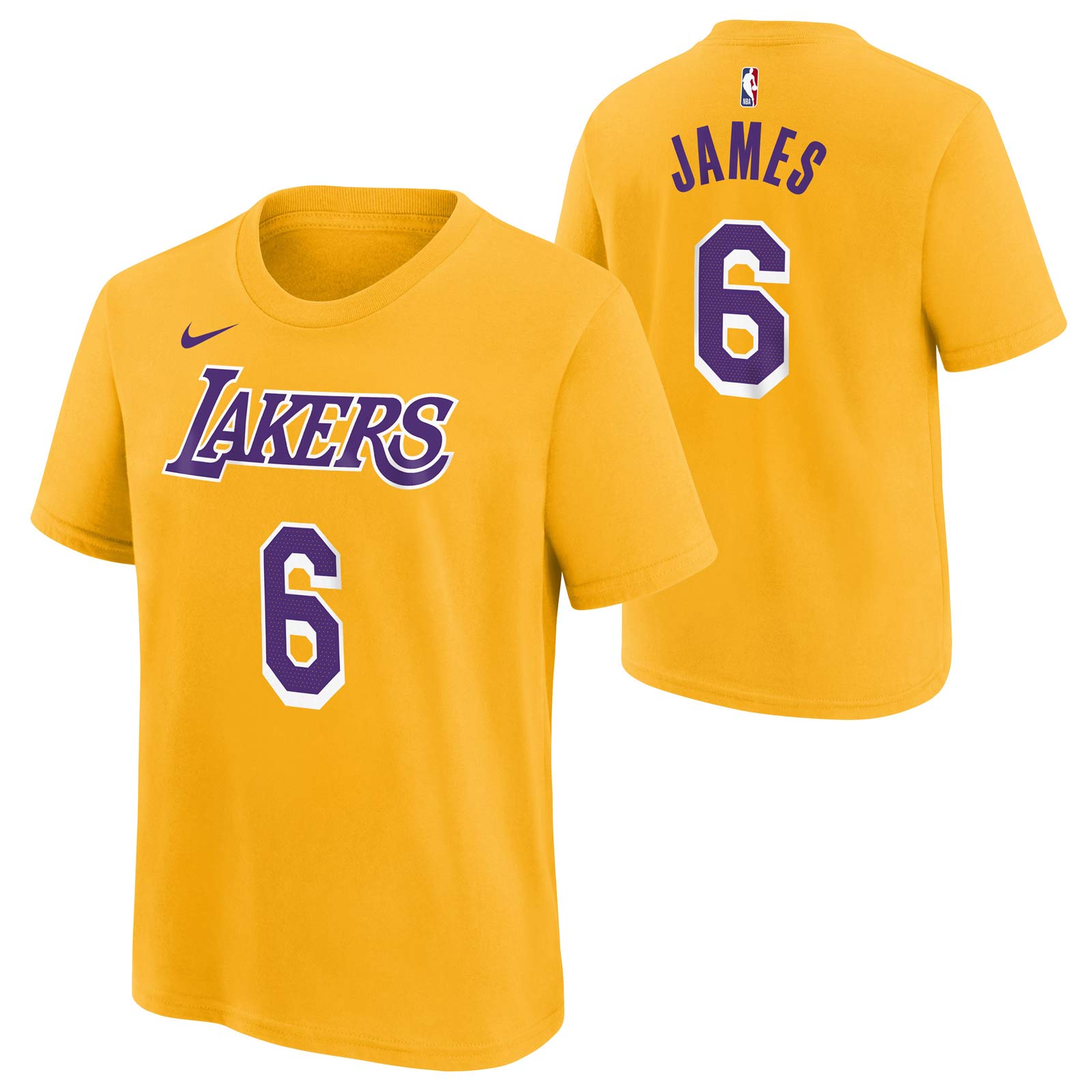 Jordan Lakers LeBron Icon Kids T Shirt