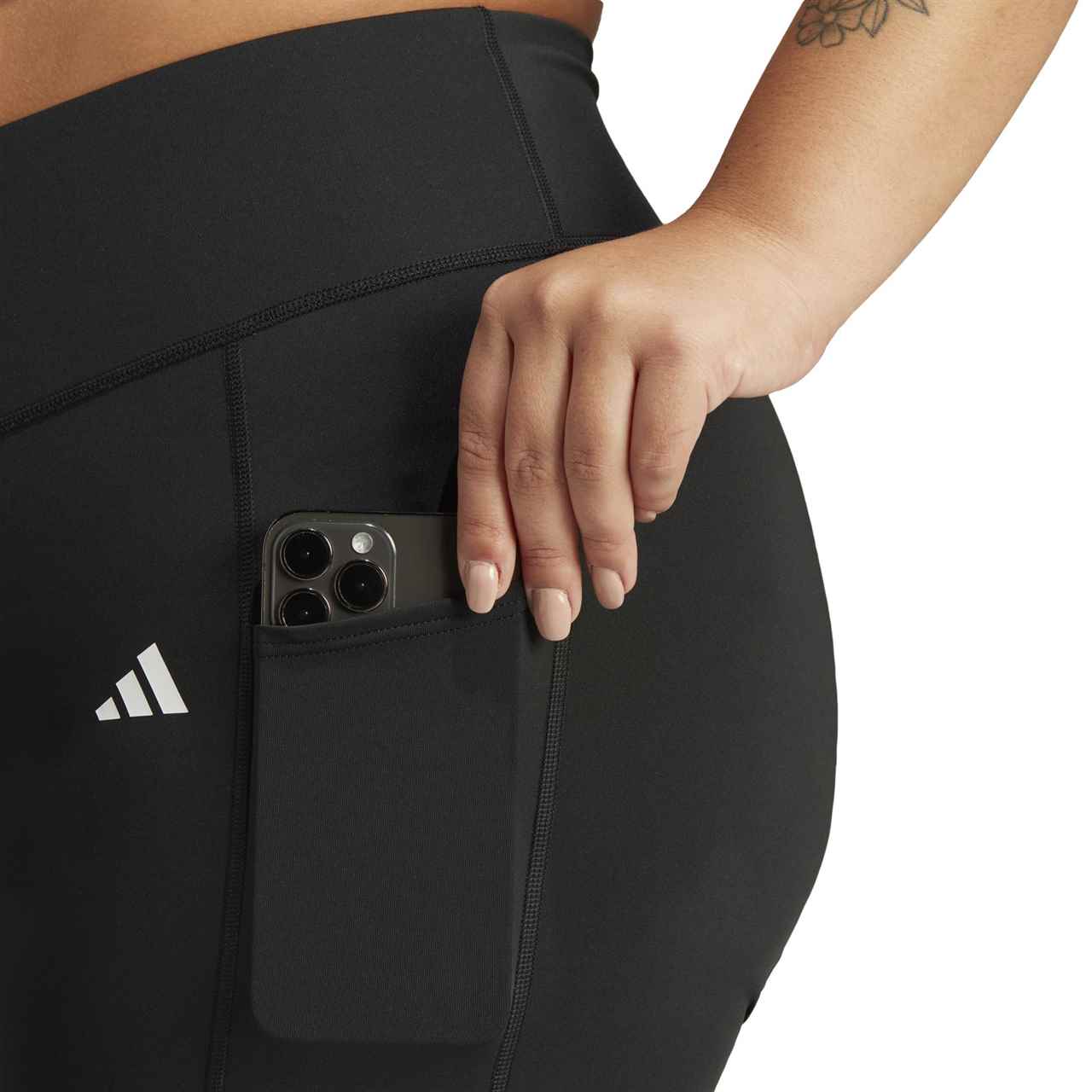 adidas Optime 7 Inch Plus Size Womens Shorts