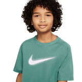 Nike Boys DF HBR Multi SS Top Green