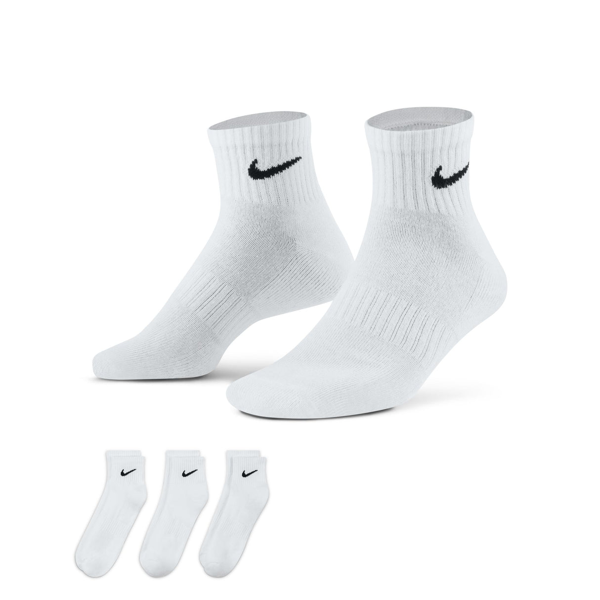 Nike Cushioned Quarter Socks 3 Pack