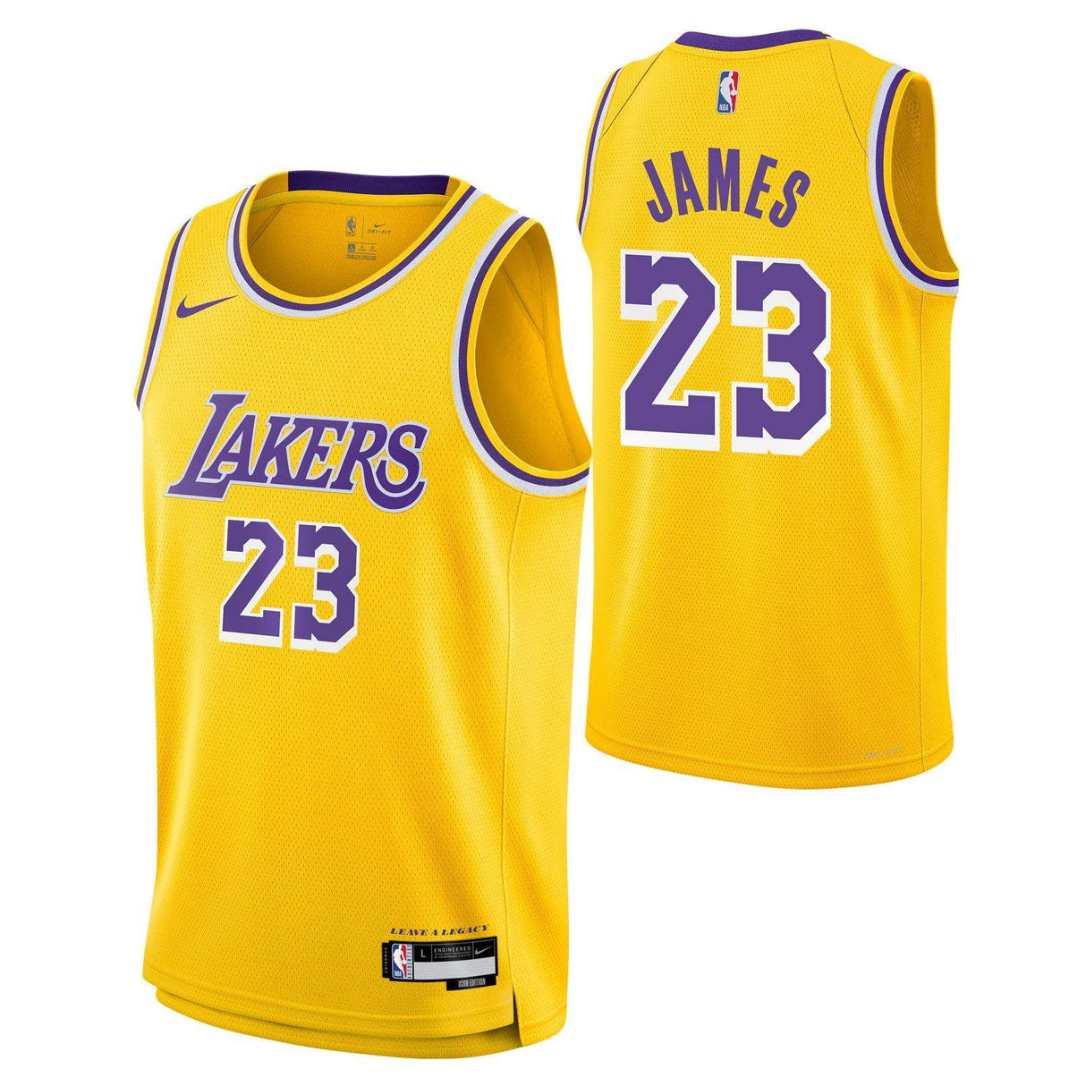 Nike Lakers James 23 Kids Swingman Jersey