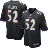 Nike NFL Ravens Lewis 52 Alternate Game Jersey