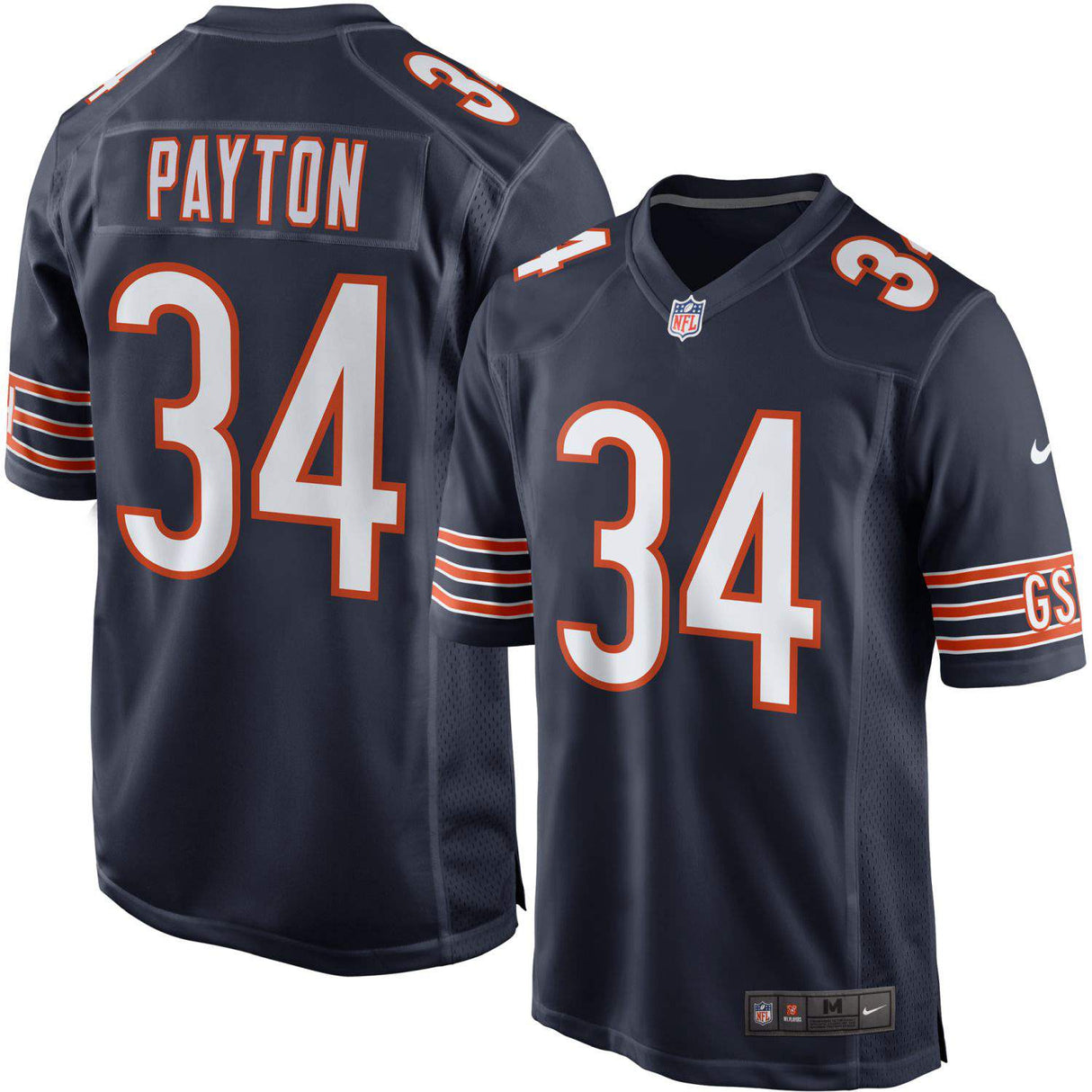 Nike NFL Bears Payton 34 Game Jersey