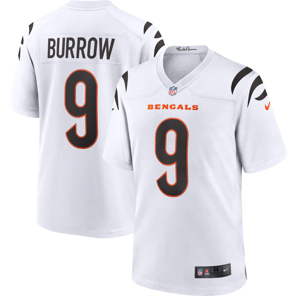 Nike NFL Bengals Burrow 9 Game Jersey