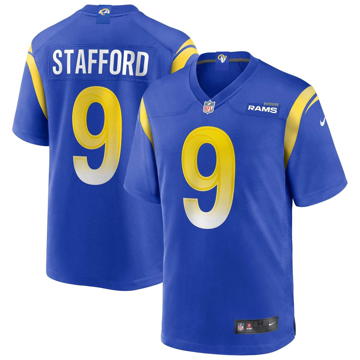 Nike NFL Rams Stafford 9 Home Game Jersey