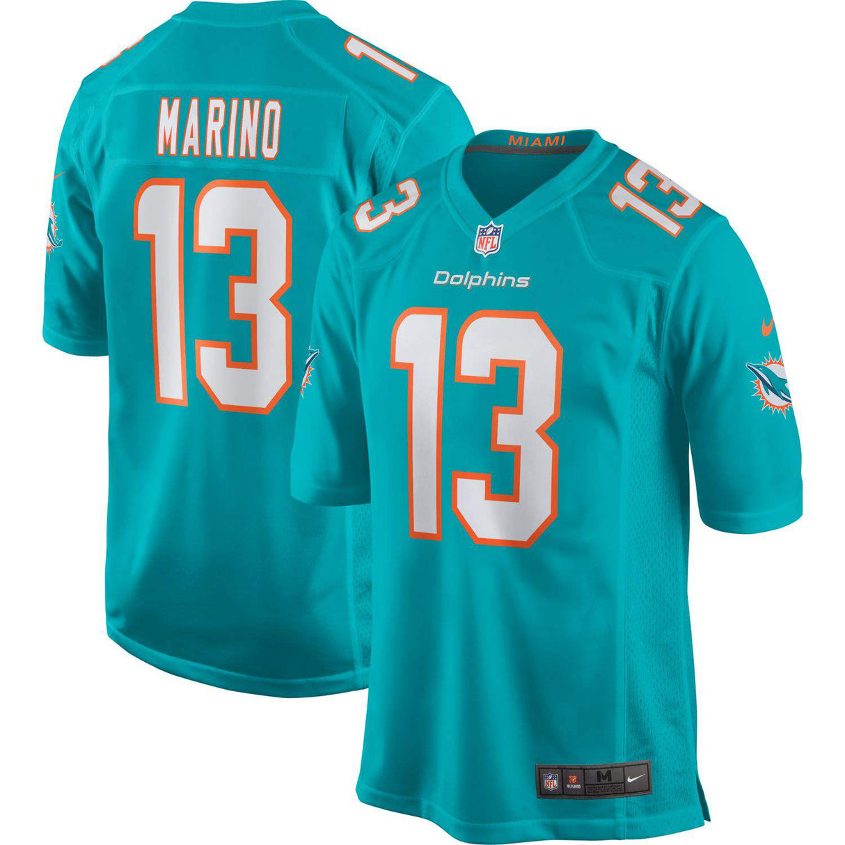 Nike NFL Dolphins Marino 13 Home Game Jersey