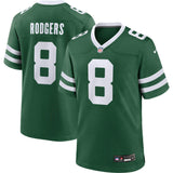 Nike NFL Jets Rodgers 8 Home Game Jersey