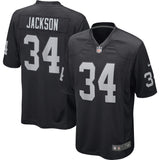 Nike NFL Oakland Raiders Jackson 34 Home Game Jersey