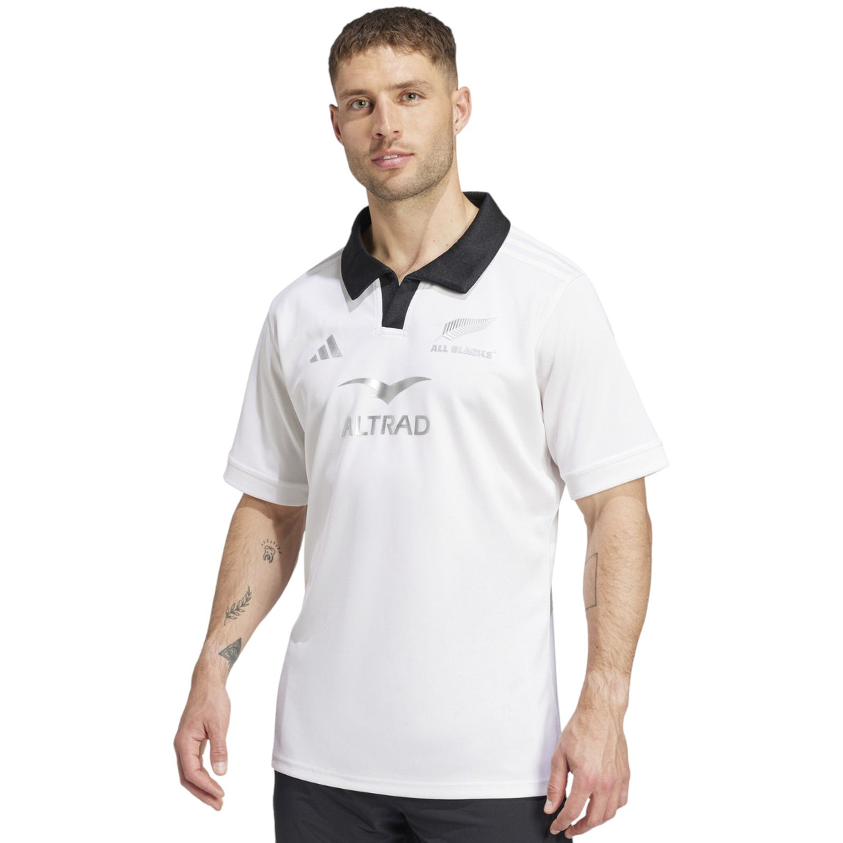 adidas All Blacks Mens Short Sleeved Away Jersey