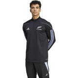 adidas All Blacks 1/4 Zip Long Sleeved Fleece Top