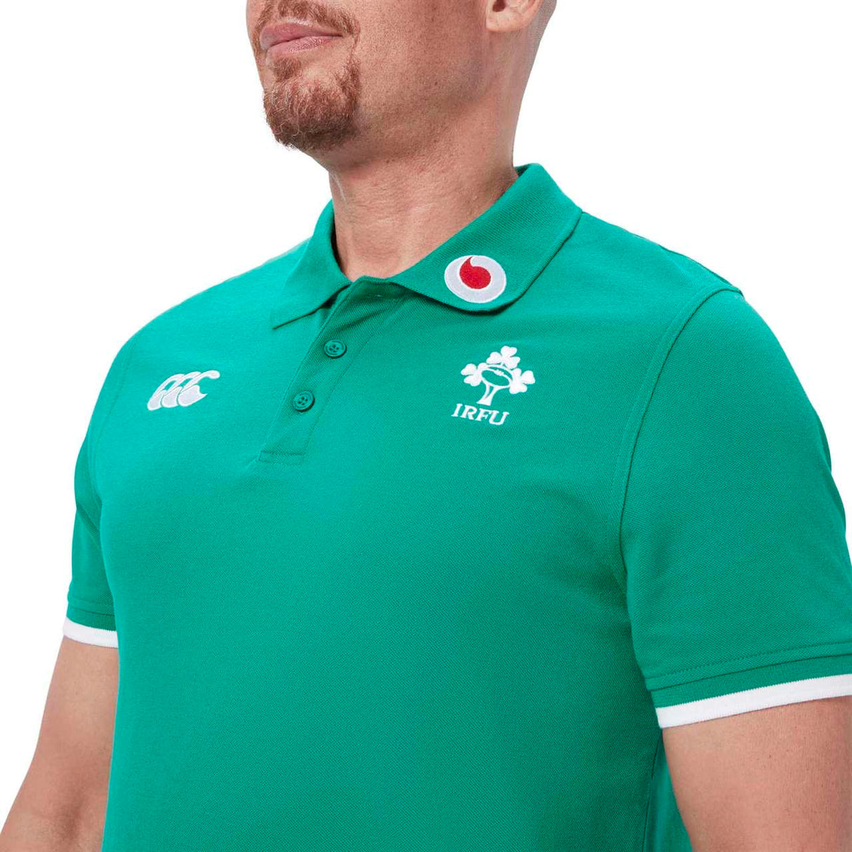 Canterbury IRFU Rugby Ireland 2024/25 Short Sleeved Polo Shirt