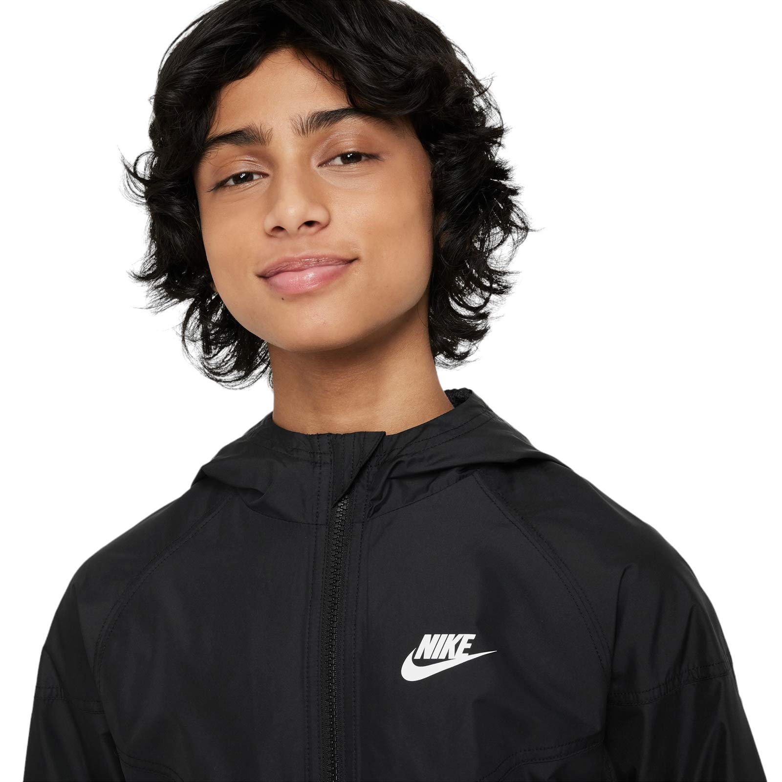 Black nike windrunner sale