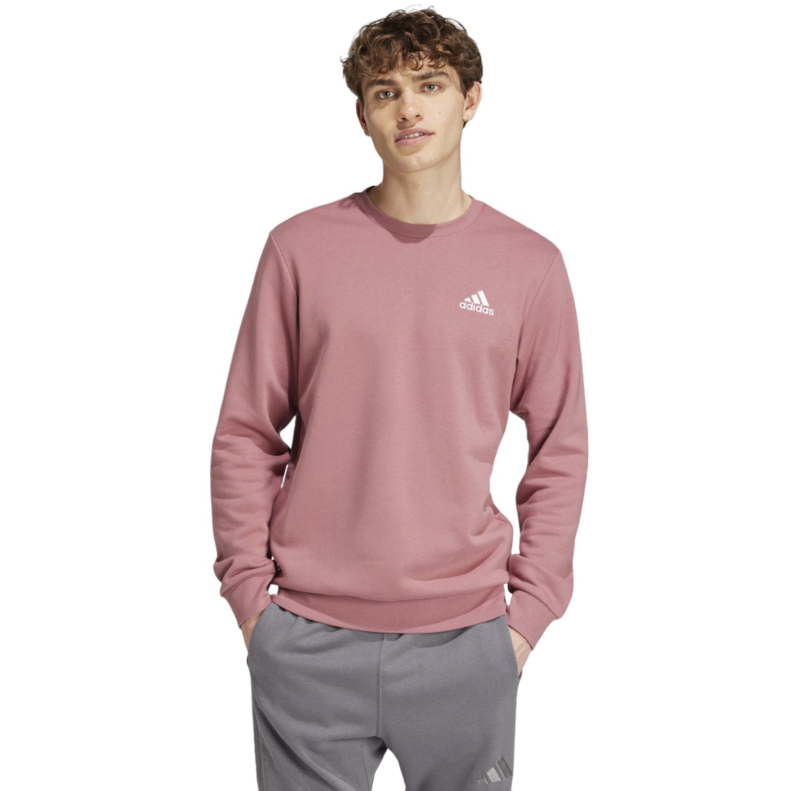 adidas FeelCozy Mens Fleece Sweatshirt