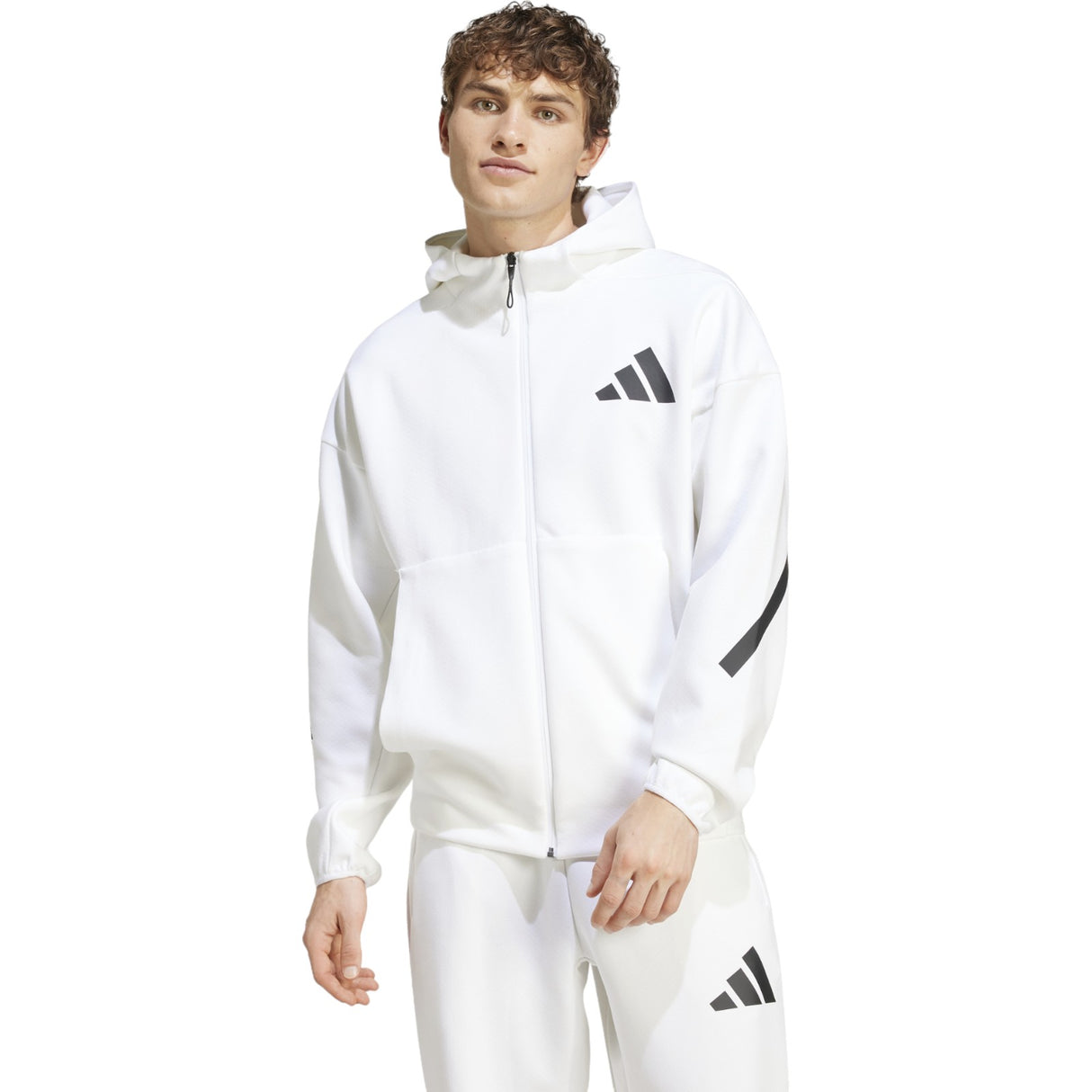 adidas ZNE Mens Full Zip Hoodie