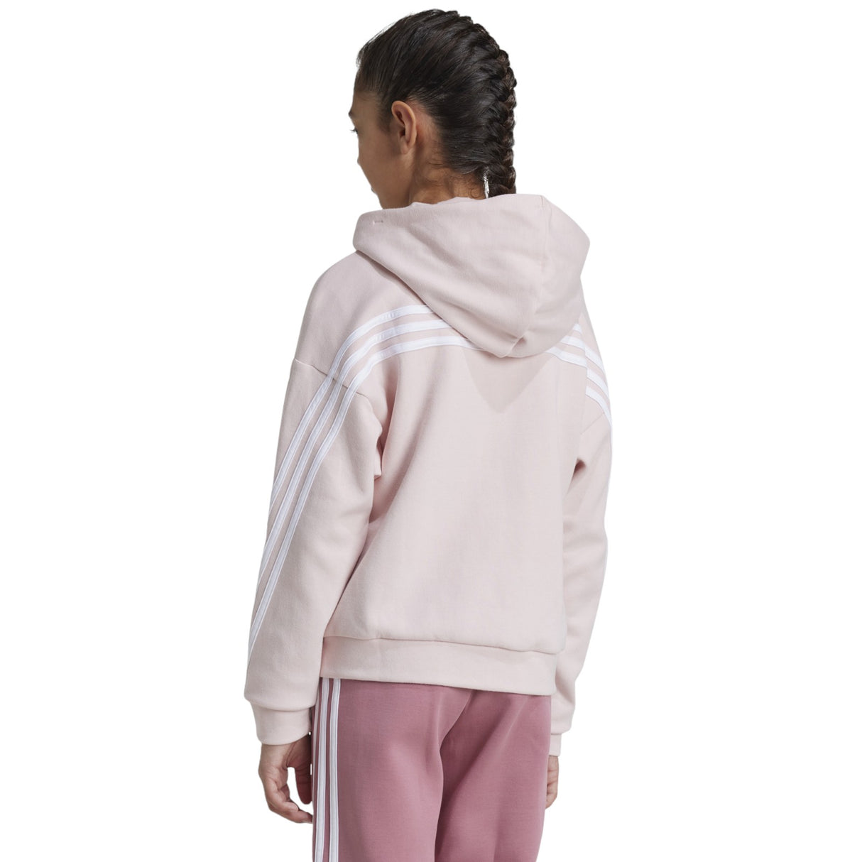 adidas Future Icons 3-Stripes Girls Full Zip Hoodie