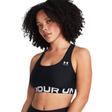 Under Armour HeatGear Armour Mid Branded Womens Sports Bra