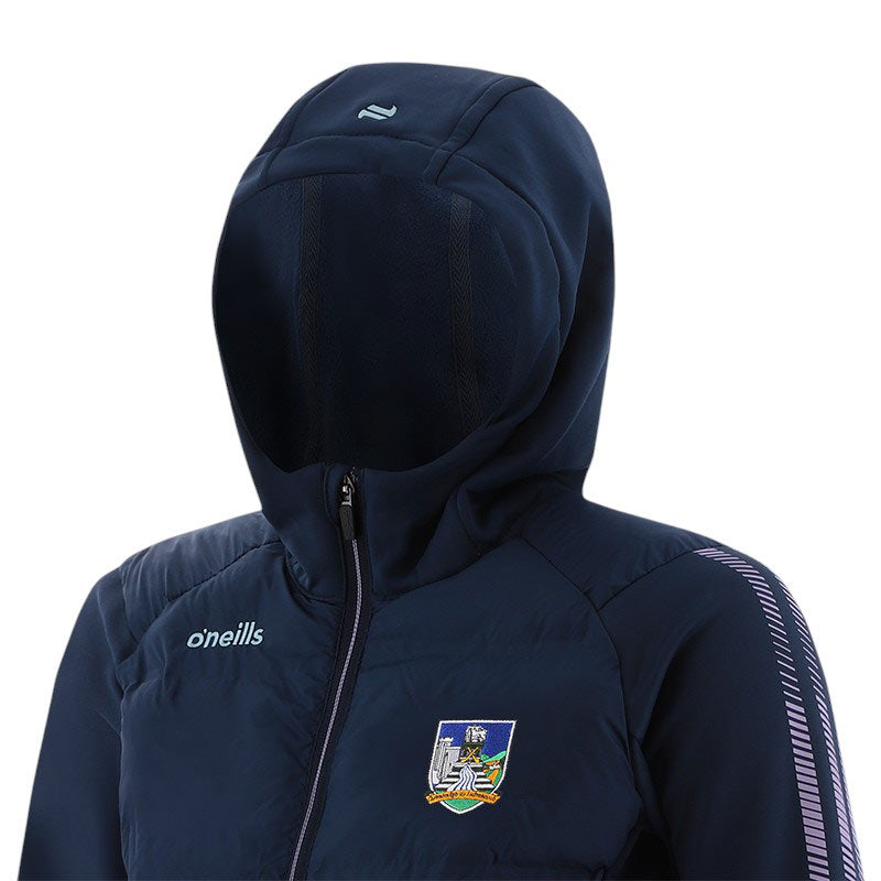 O'Neills Limerick GAA Dynamo Womens Hooded Padded Jacket