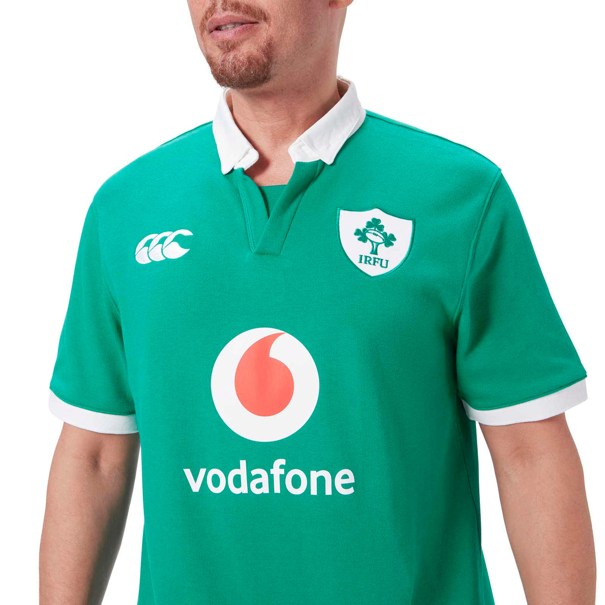 Canterbury IRFU Rugby Ireland 2024/25 Mens Short Sleeved Classic Jersey