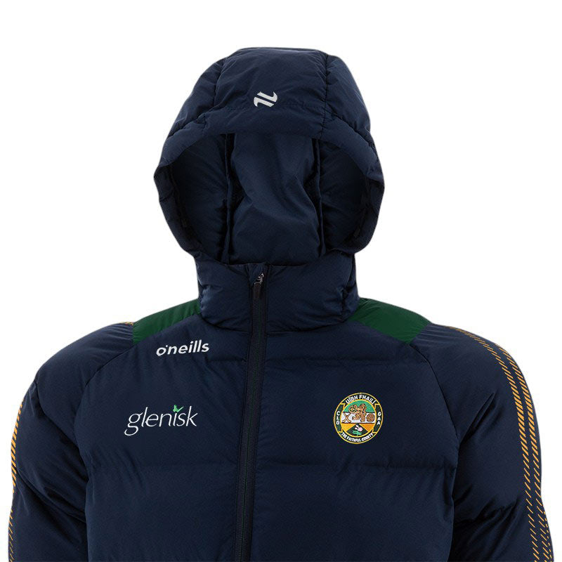 O'Neills Offaly GAA Dynamo Kids Hooded Padded Jacket