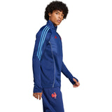 adidas France 2024/25 Long Sleeved 1/4 Zip Training Top