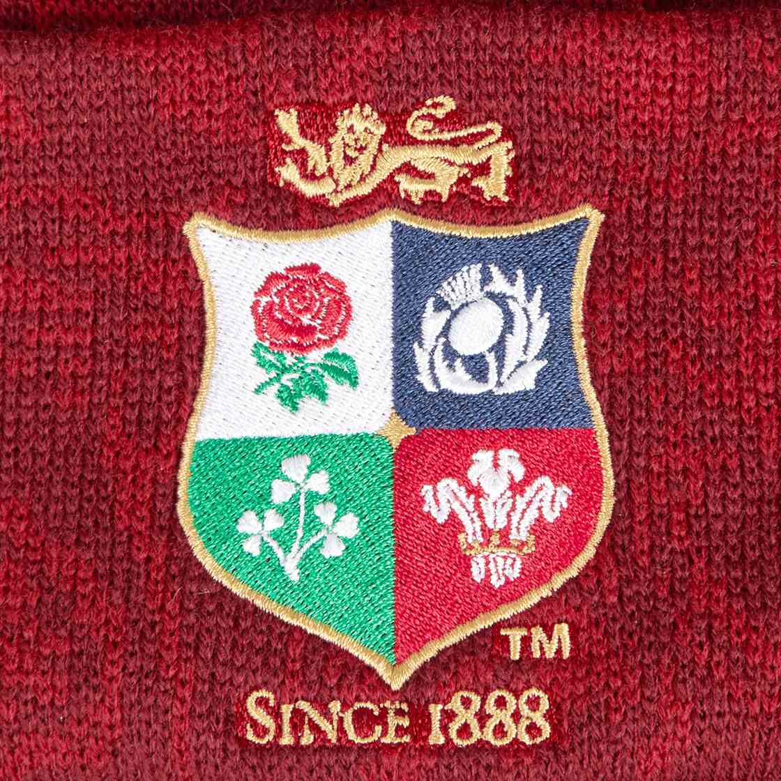 Canterbury British & Irish Lions Rugby 2024/25 Fleece Lined Bobble Hat