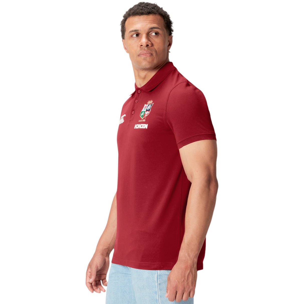 Canterbury British & Irish Lions Rugby 2024/25 Mens Short Sleeved Pique Polo Shirt