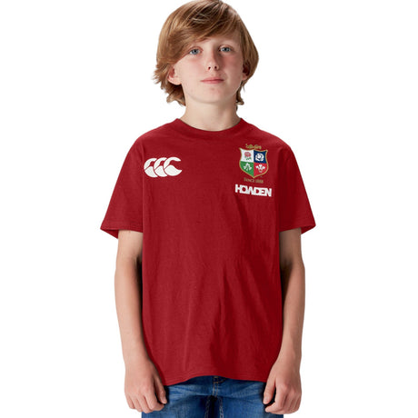 Canterbury British & Irish Lions Rugby 2024/25 Kids Short Sleeved Jersey T-Shirt