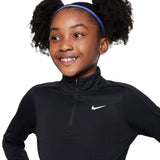 Nike Dri-FIT Kids Long-Sleeve Half-Zip Top