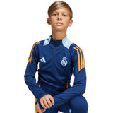 adidas Real Madrid 24 Kids Training Half Zip Top