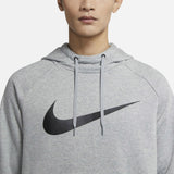 Nike Mens Dry Swoosh Hoody Grey