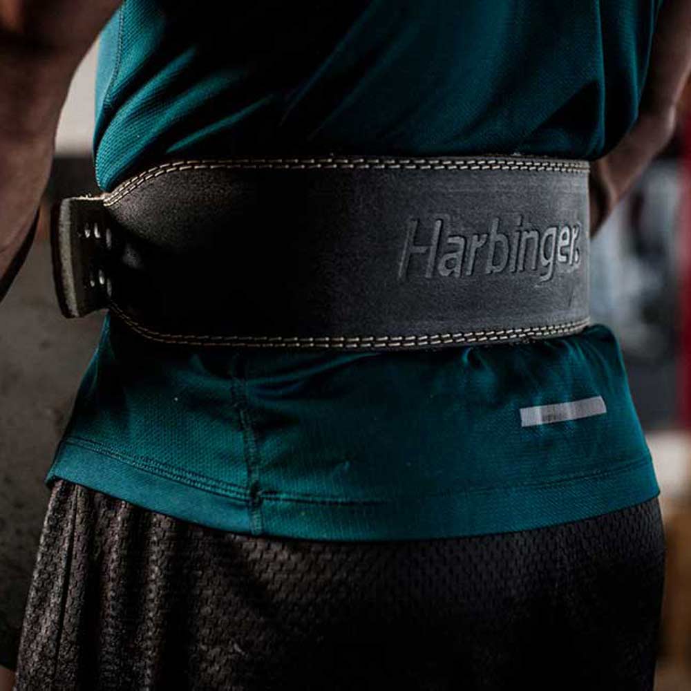 harbinger-4-padded-weight-lifting-leather-belt